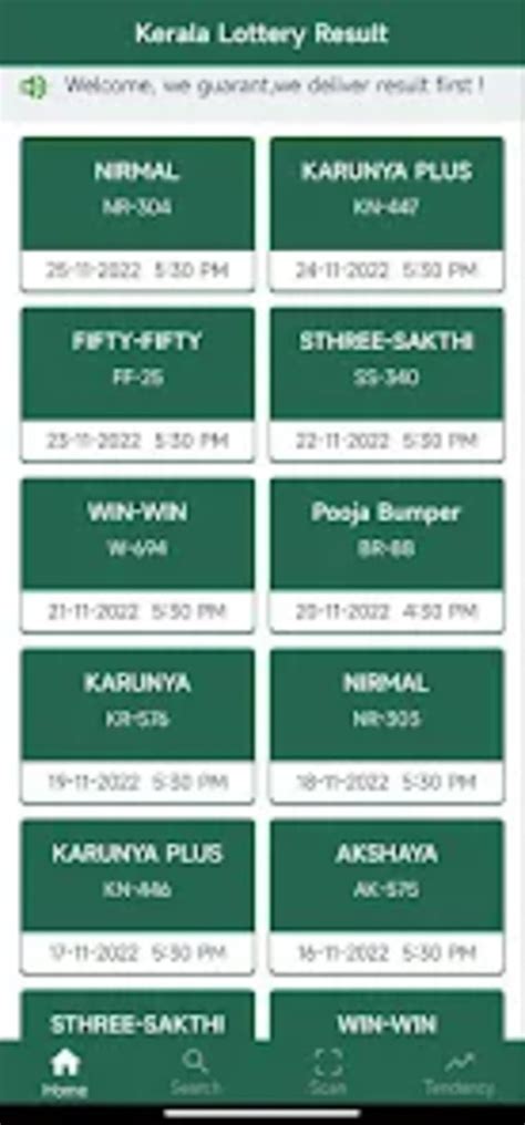 kerala lottery pro for Android .